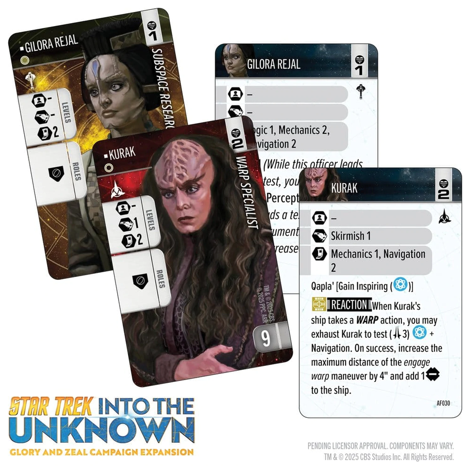 Star Trek: Into the Unknown Miniaturen Spiel Erweiterung Glory and Zeal *English Version* Produktfoto