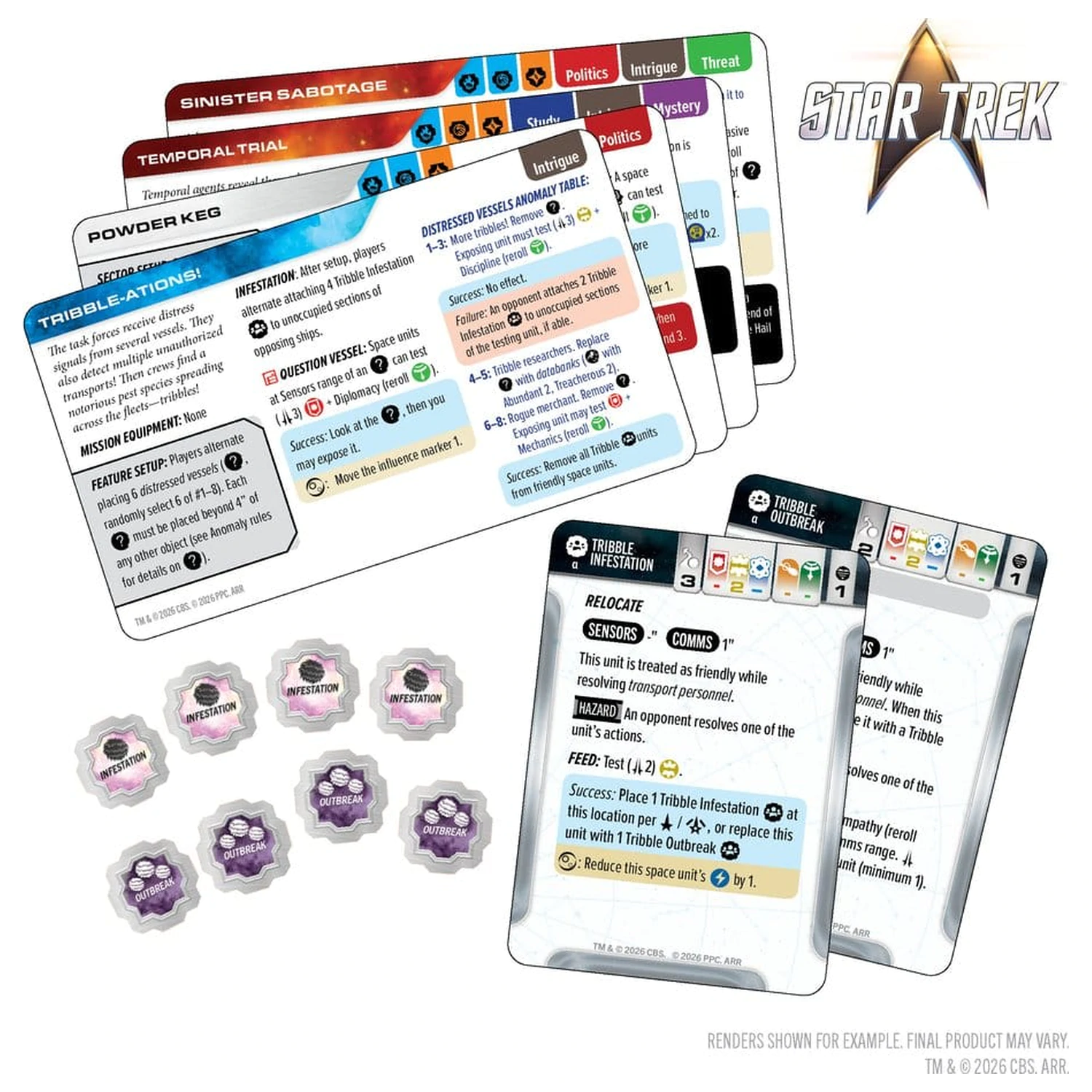 Star Trek: Into the Unknown - Trials and Tribble-ations Kartenpack Produktfoto