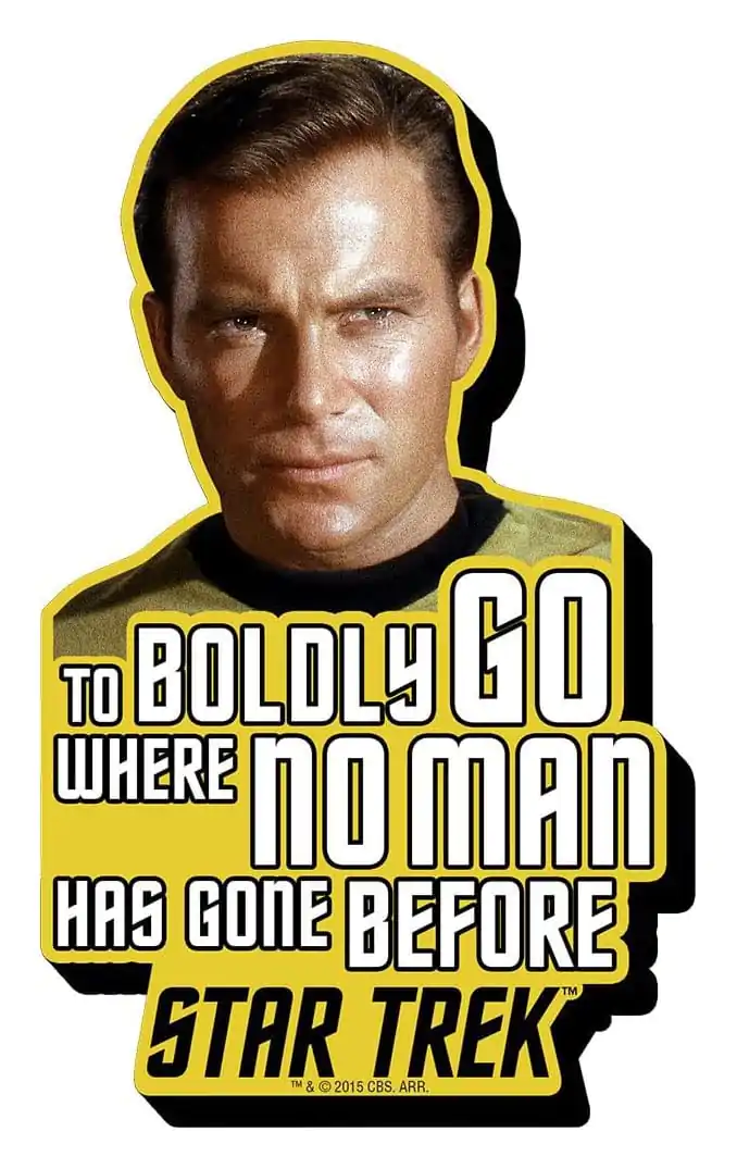 Star Trek: Kirk Quote Funky Chunky Magnet Produktfoto