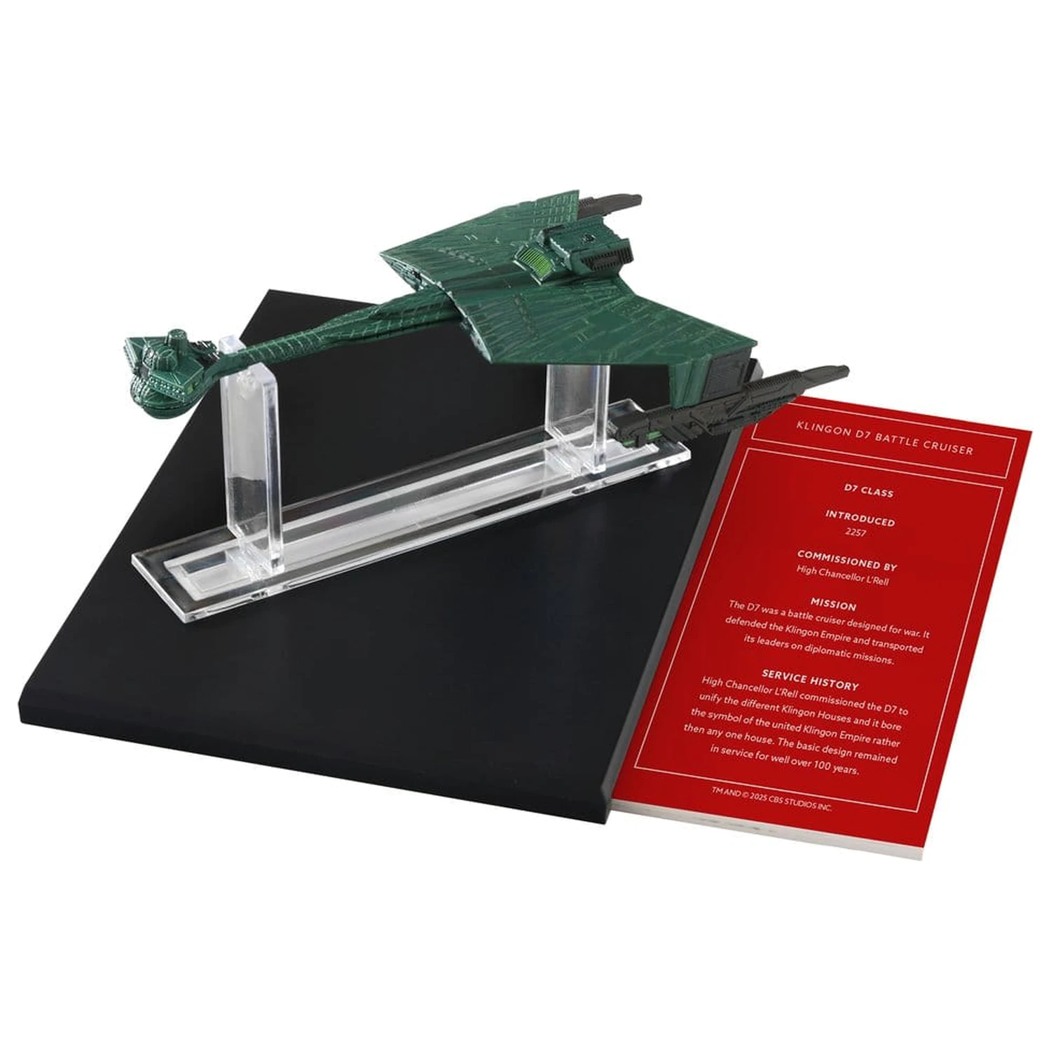 Star Trek Library Die-Cast Klingon D7 Battle Cruiser 10 cm Produktfoto