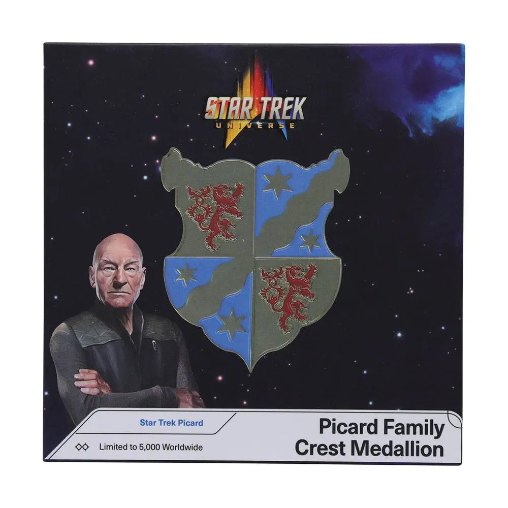 Star Trek Medaille Picard Family Crest Limited Edition Produktfoto