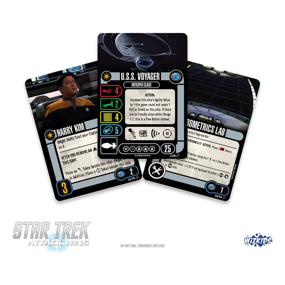 Star Trek Miniaturen-Spiel-Erweiterung Attack Wing: Federation Faction Pack - Lost in the Delta Quadrant *Englische Version* Produktfoto