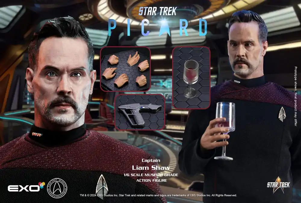 Star Trek: Picard Actionfigur 1/6 Captain Liam Shaw 30 cm Produktfoto