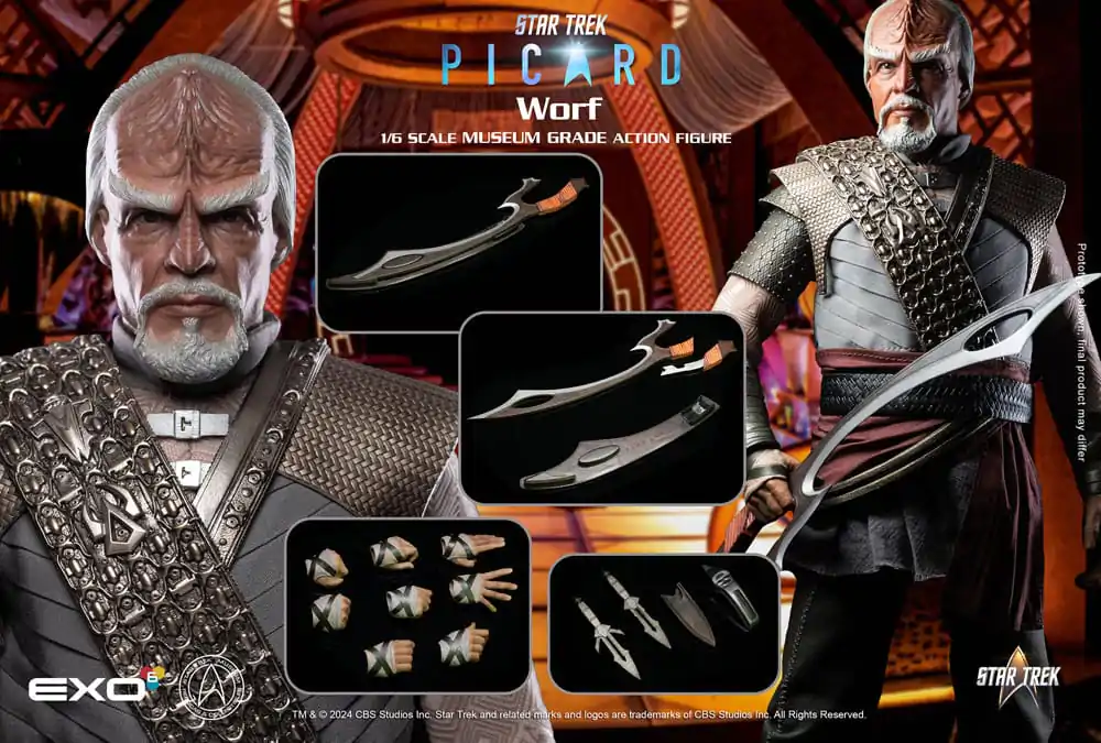Star Trek: Picard Actionfigur 1/6 Worf 30 cm Produktfoto