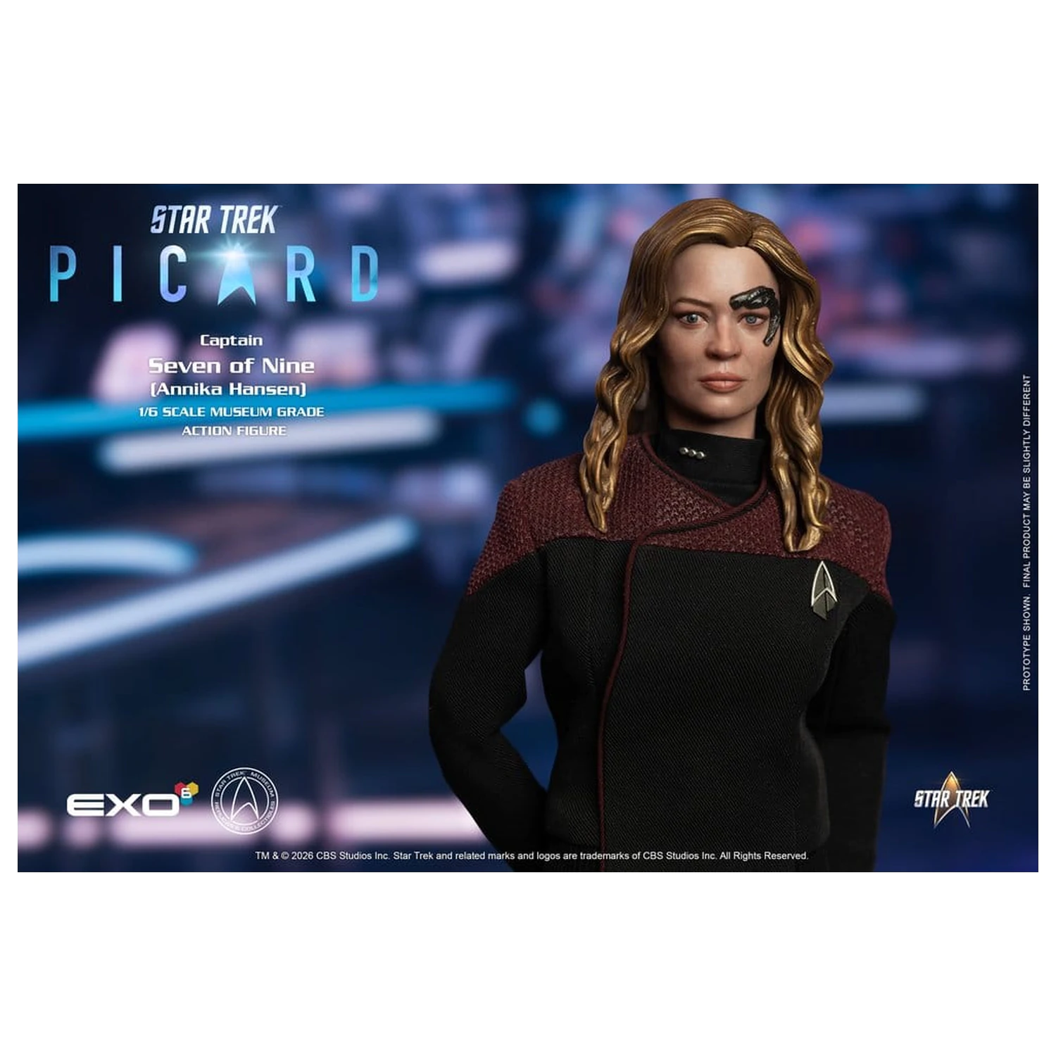 Star Trek: Picard Actionfigur 1/6 Captain Seven of Nine 29 cm Produktfoto