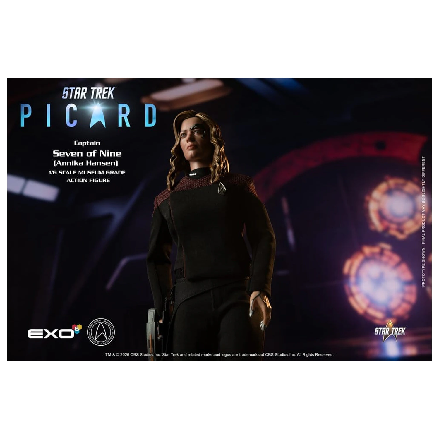 Star Trek: Picard Actionfigur 1/6 Captain Seven of Nine 29 cm Produktfoto
