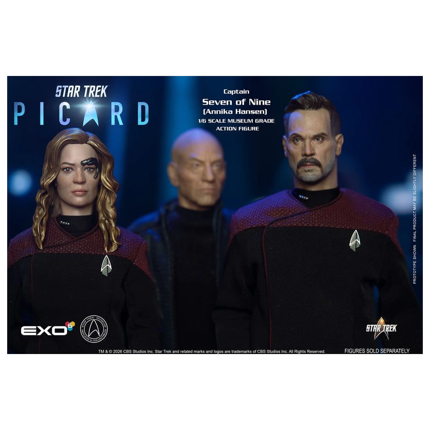 Star Trek: Picard Actionfigur 1/6 Captain Seven of Nine 29 cm Produktfoto