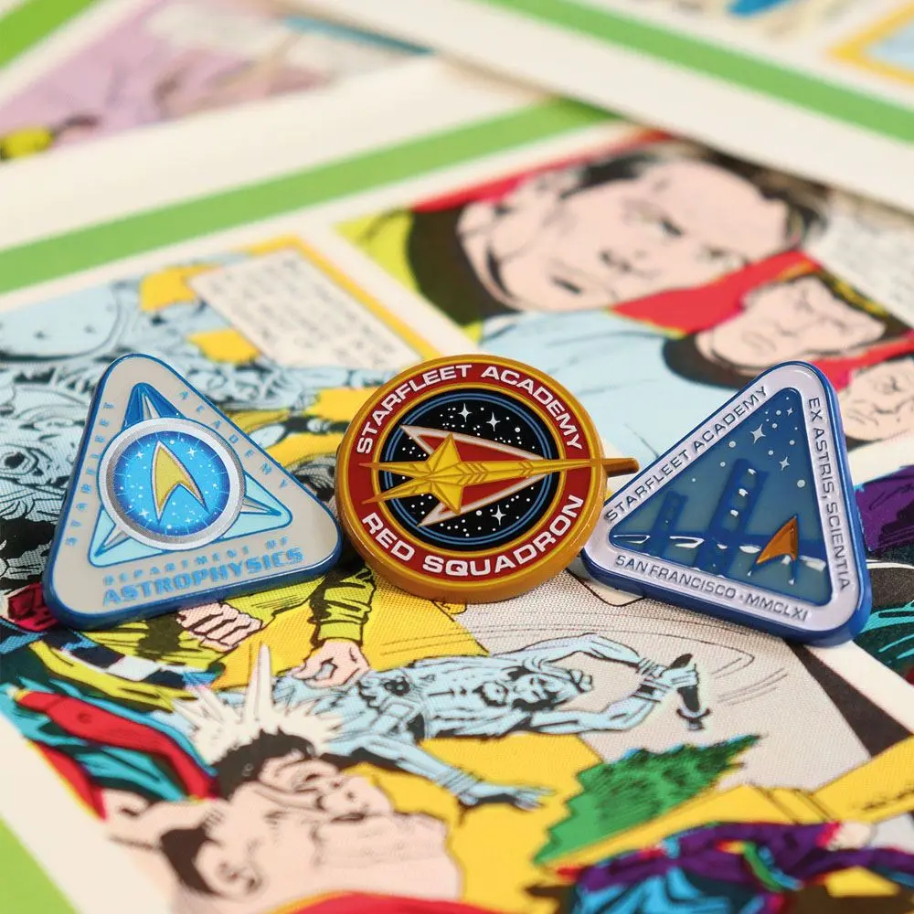 Star Trek Ansteck-Pins 3er-Set Starfleet Academy Limited Edition Produktfoto