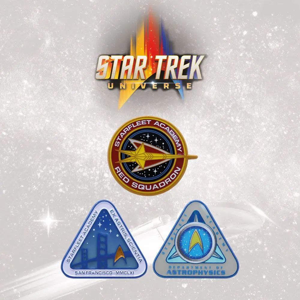 Star Trek Ansteck-Pins 3er-Set Starfleet Academy Limited Edition Produktfoto