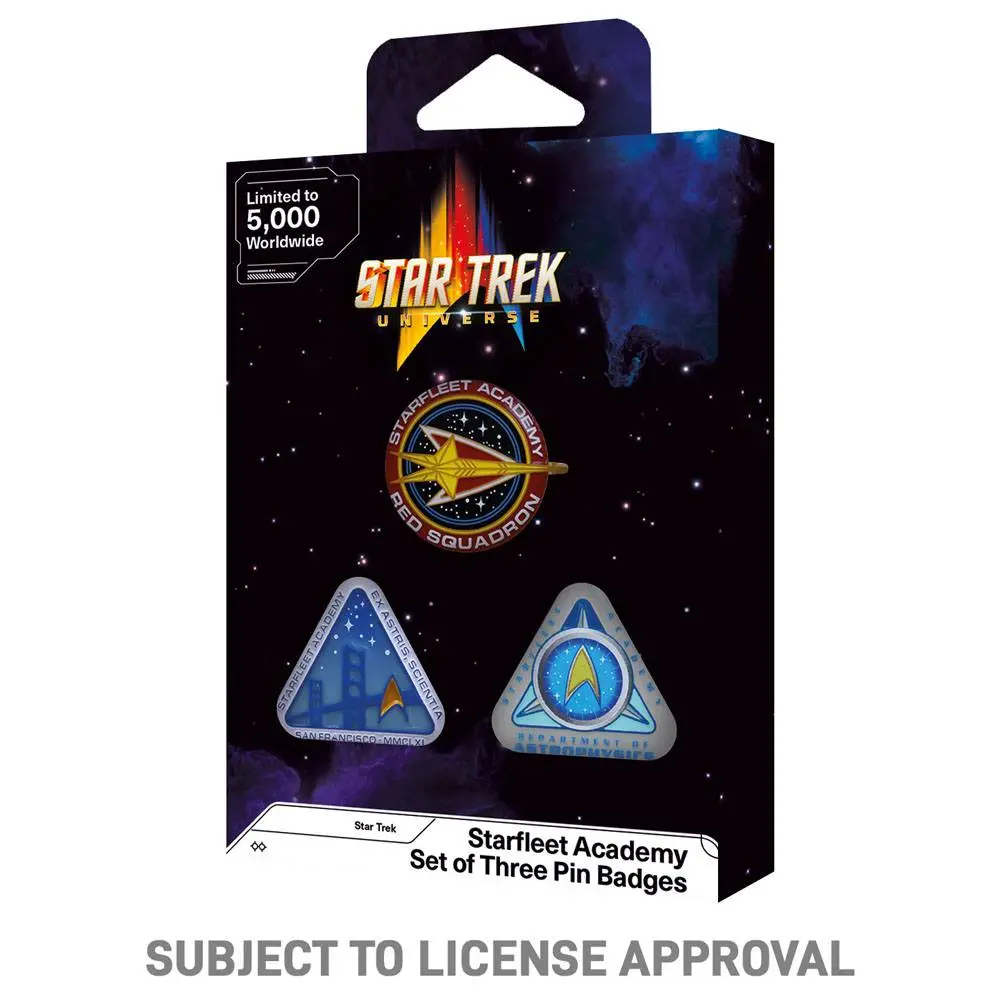 Star Trek Ansteck-Pins 3er-Set Starfleet Academy Limited Edition Produktfoto