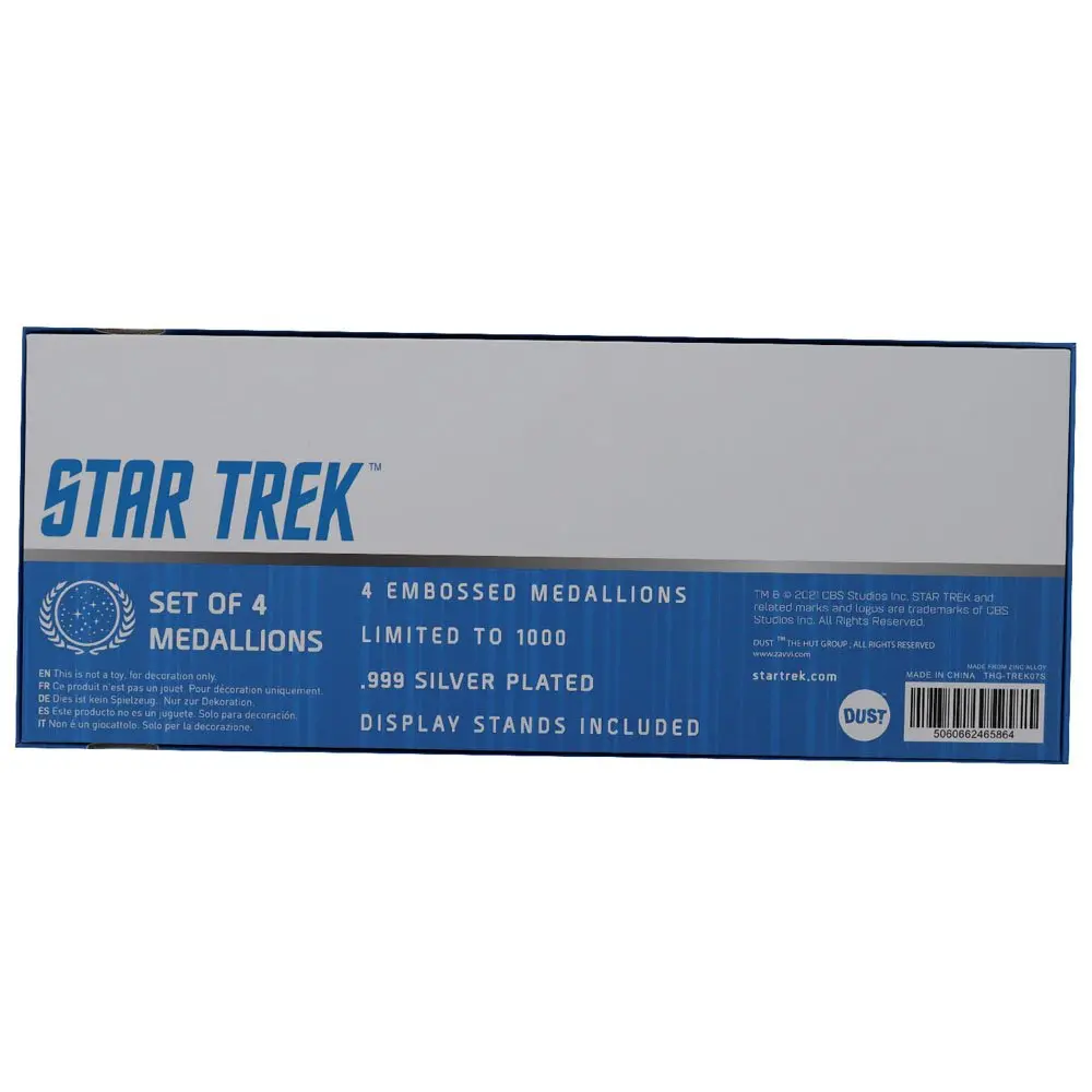 Star Trek Medaillen-Set Starfleet Division Limited Edition (versilbert) Produktfoto