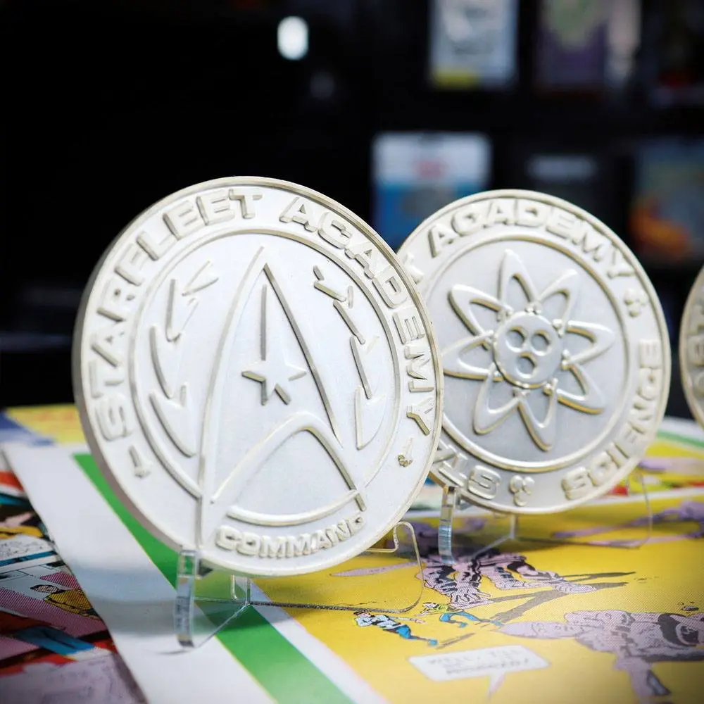 Star Trek Medaillen-Set Starfleet Division Limited Edition (versilbert) Produktfoto