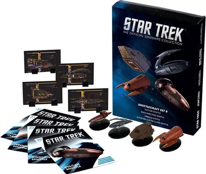 Star Trek Starship Diecast Mini Repliken Shuttle Set 8 termékfotó