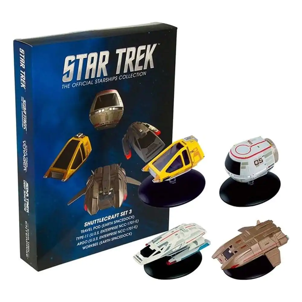 Star Trek Starship Diecast Mini Repliken Shuttle Set 3 termékfotó