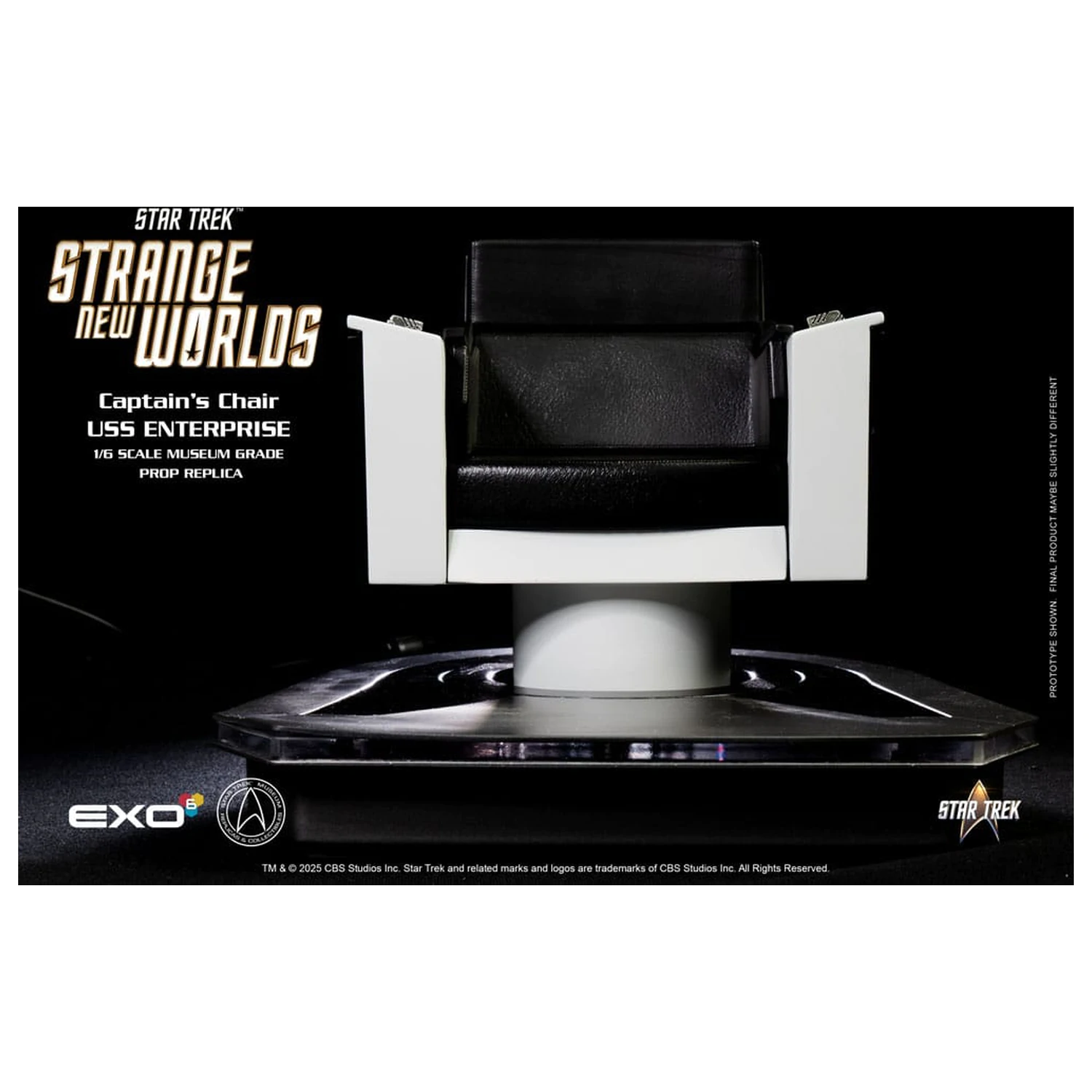 Star Trek: Strange New Worlds 1/6 U.S.S. Enterprise Kommandosessel 19 cm Produktfoto
