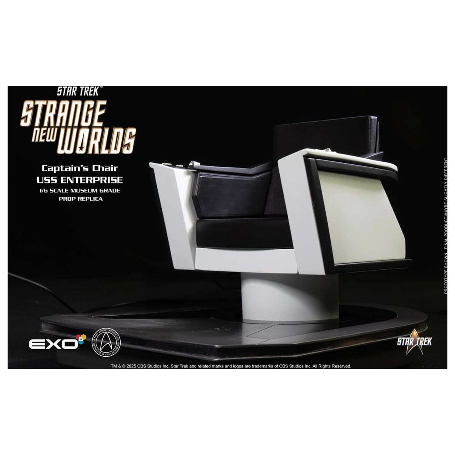 Star Trek: Strange New Worlds 1/6 U.S.S. Enterprise Kommandosessel 19 cm Produktfoto