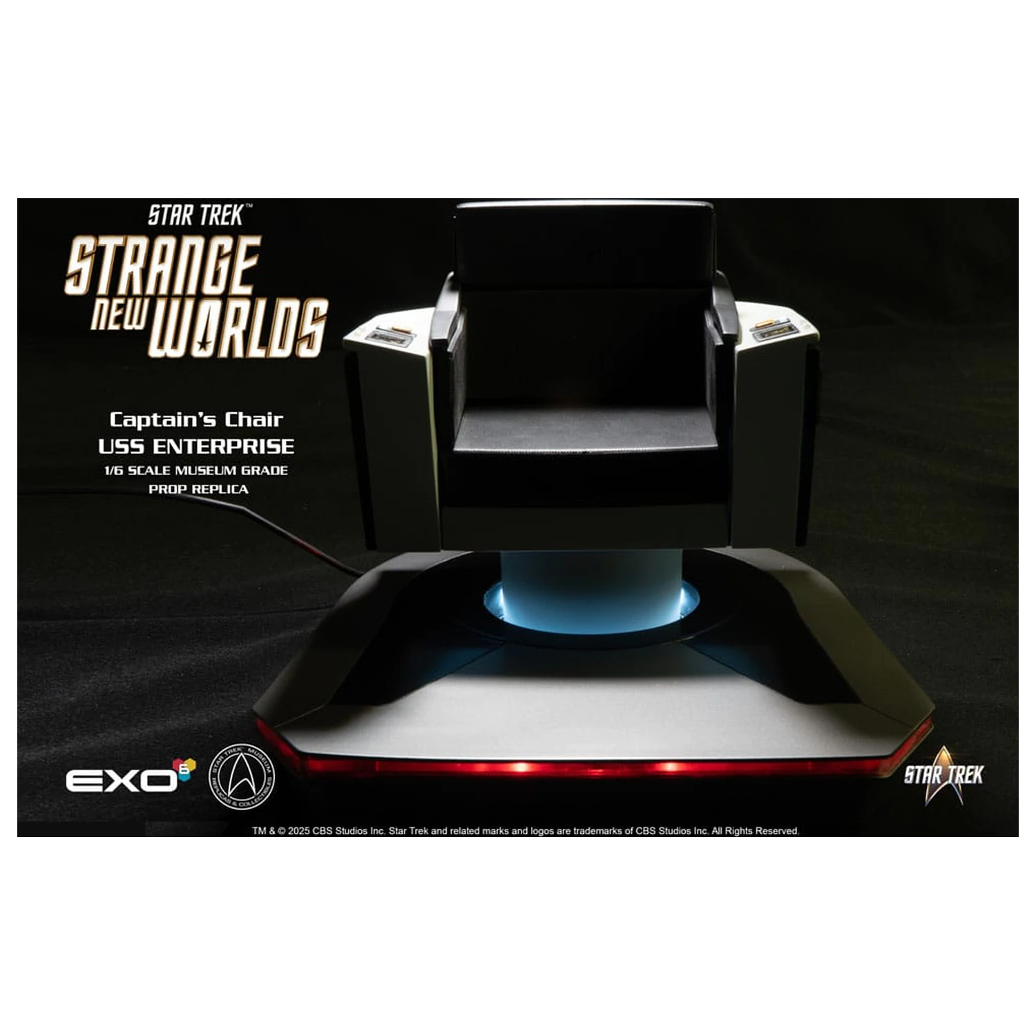 Star Trek: Strange New Worlds 1/6 U.S.S. Enterprise Kommandosessel 19 cm Produktfoto