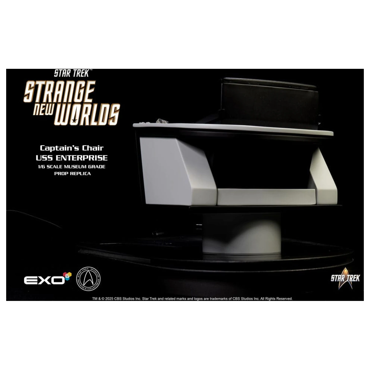 Star Trek: Strange New Worlds 1/6 U.S.S. Enterprise Kommandosessel 19 cm Produktfoto