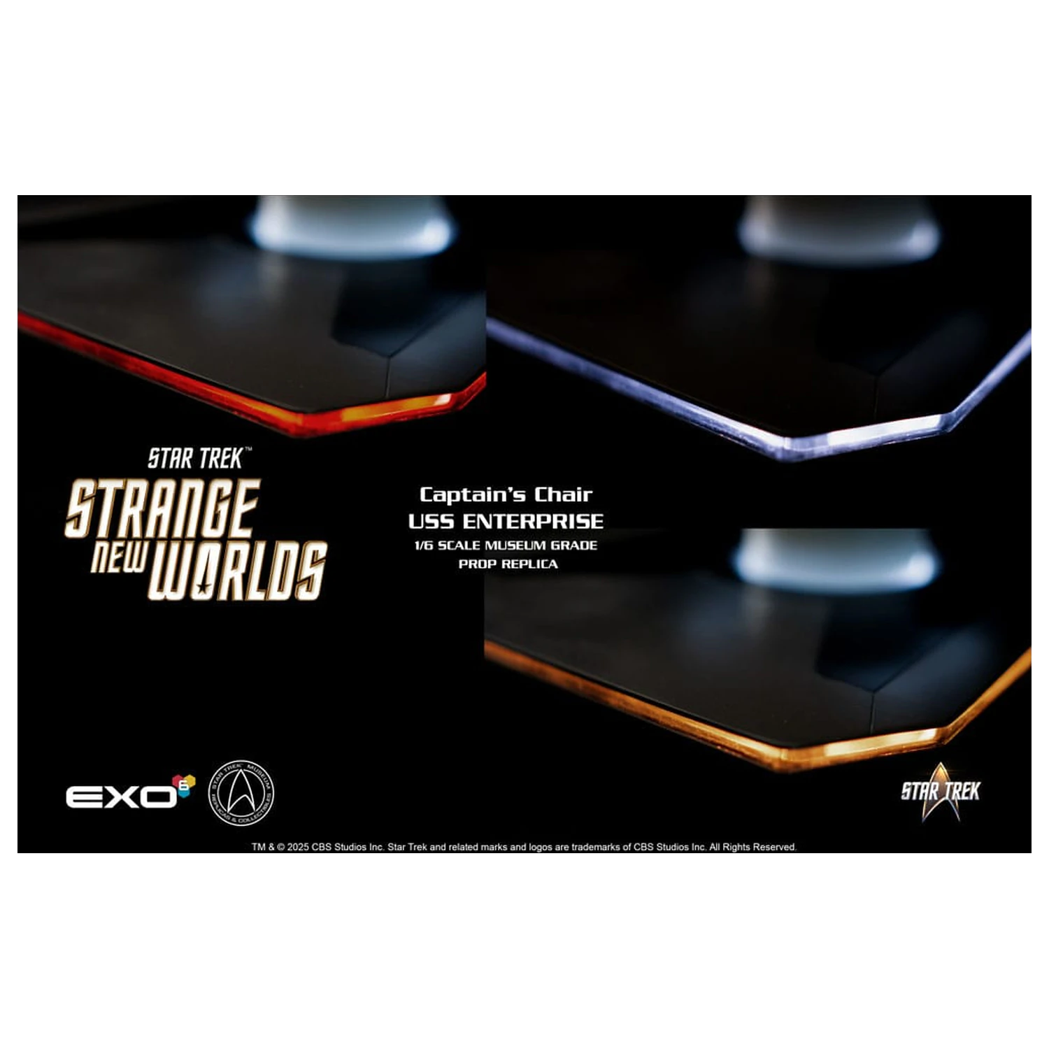 Star Trek: Strange New Worlds 1/6 U.S.S. Enterprise Kommandosessel 19 cm Produktfoto