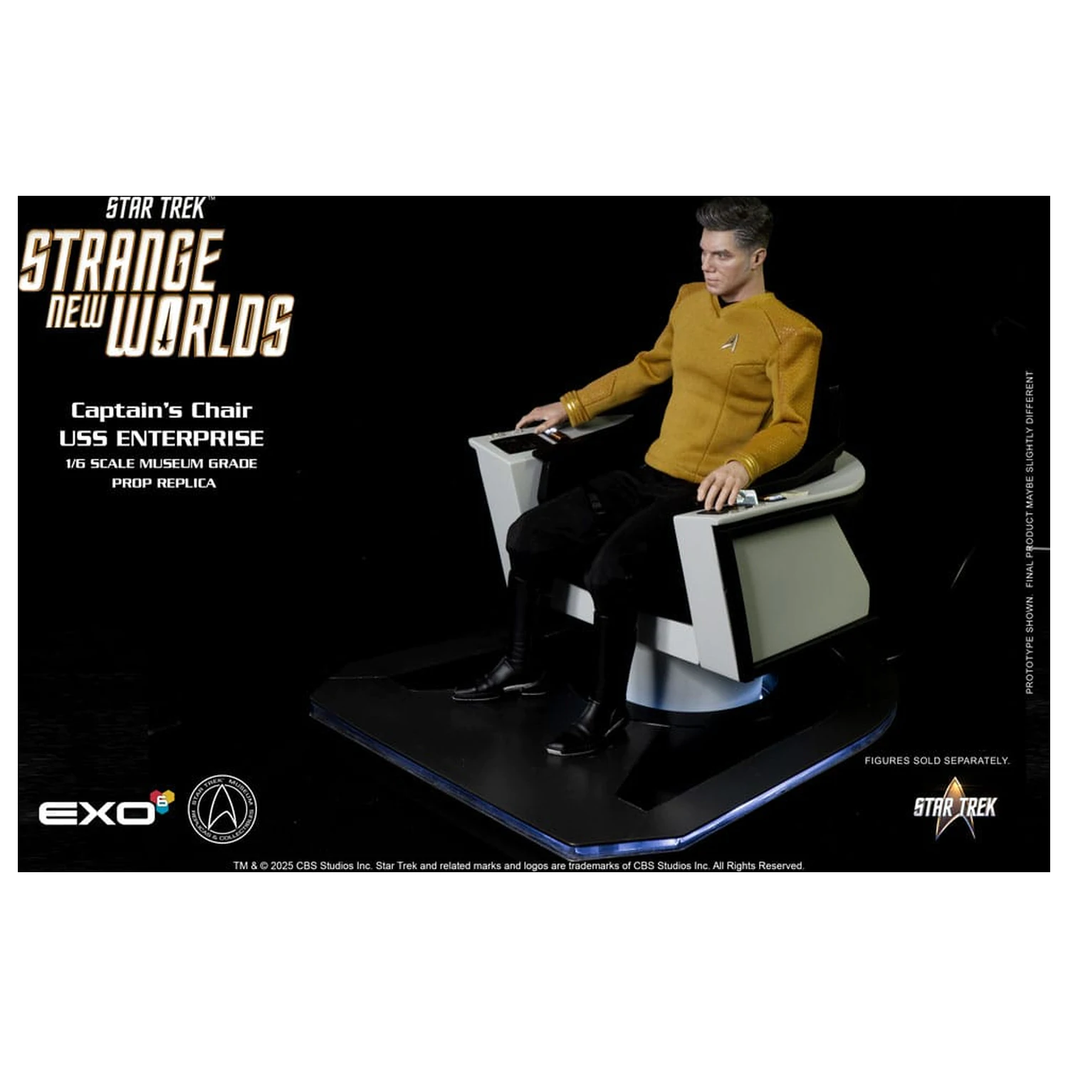 Star Trek: Strange New Worlds 1/6 U.S.S. Enterprise Kommandosessel 19 cm Produktfoto