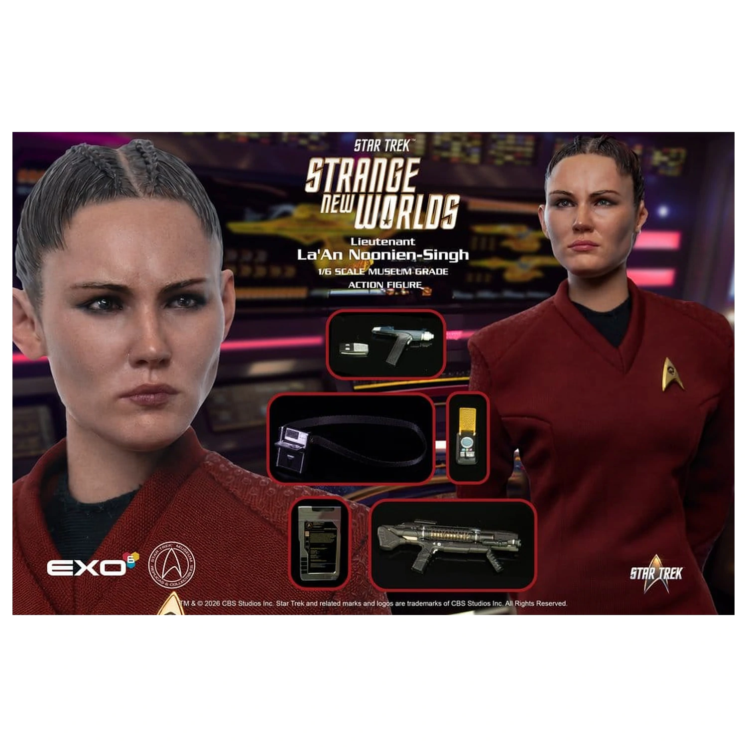 Star Trek: Strange New Worlds Action Figur 1/6 Lt. La'An Noonien-Singh 28 cm Produktfoto