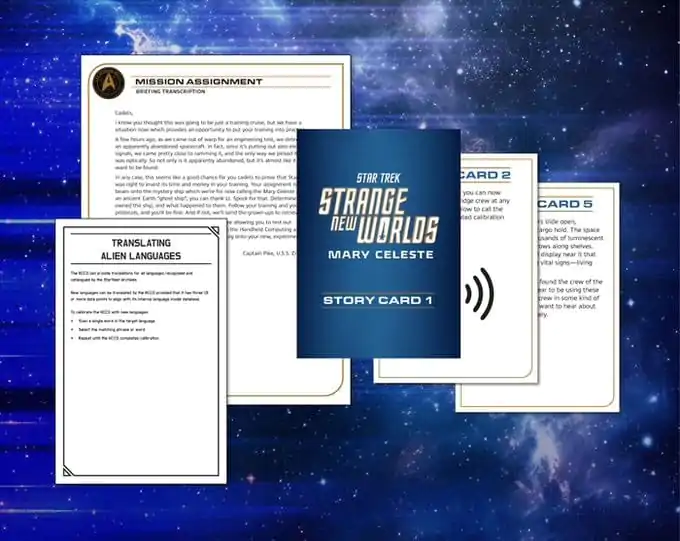 Star Trek Strange New Worlds Escape Room Spiel Mary Celeste English Version Produktfoto