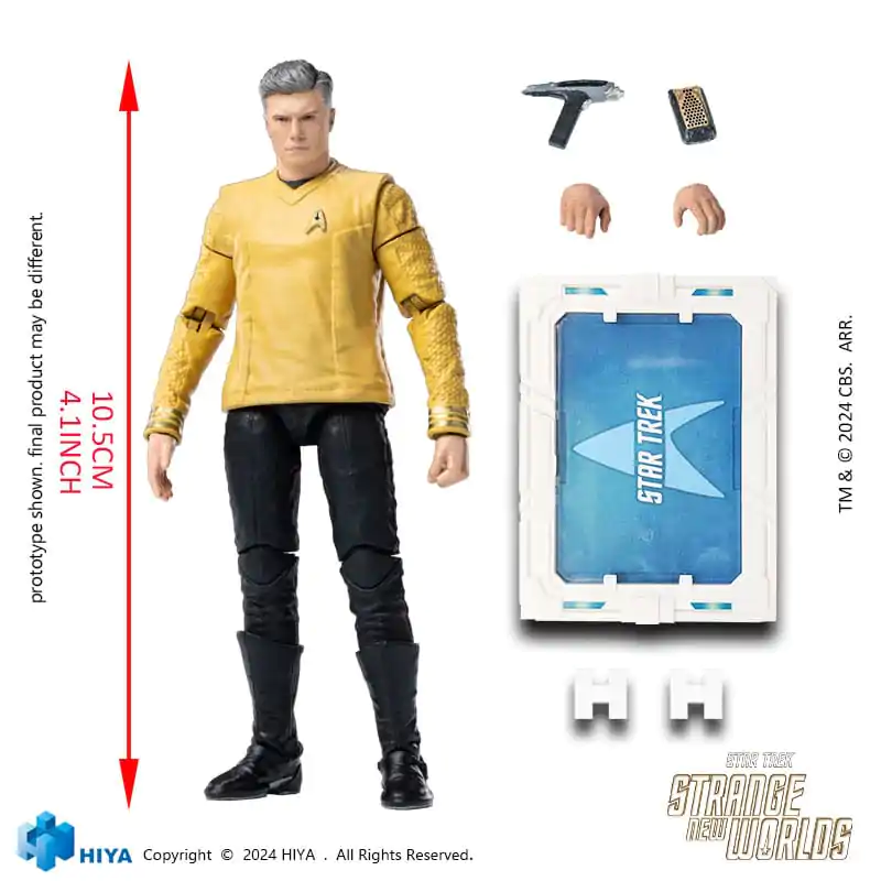 Star Trek Strange New Worlds Exquisite Mini Series Actionfigur 1/18 Pike 11 cm Produktfoto