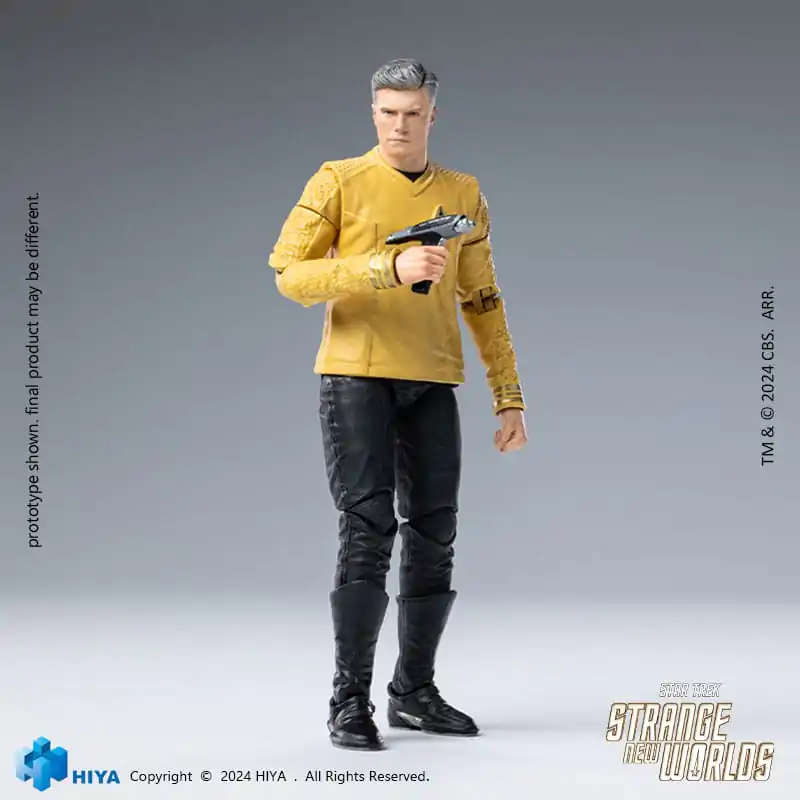 Star Trek Strange New Worlds Exquisite Mini Series Actionfigur 1/18 Pike 11 cm Produktfoto