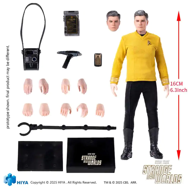 Star Trek Strange New Worlds Exquisite Super Series Actionfigur 1/12 Pike 16 cm Produktfoto
