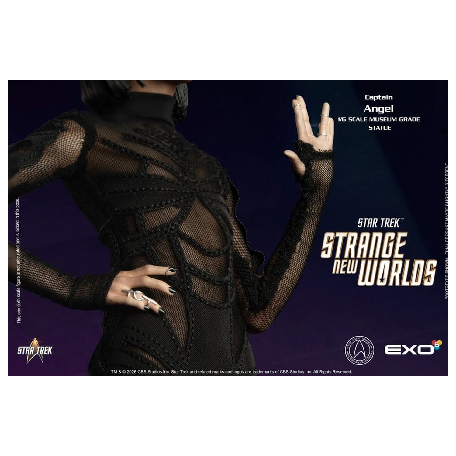 Star Trek: Strange New Worlds Mixed Media Figur 1/6 Captain Angel 28 cm Produktfoto