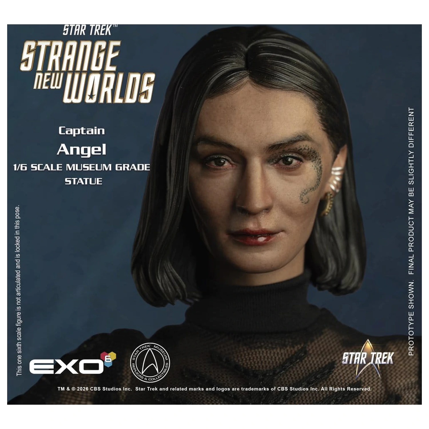 Star Trek: Strange New Worlds Mixed Media Figur 1/6 Captain Angel 28 cm Produktfoto