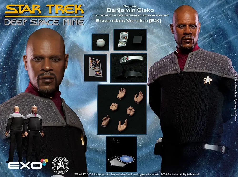 Star Trek: The Next Generation Action Figur 1/6 Captain Benjamin Sisko (Essentials Version) 30 cm Produktfoto