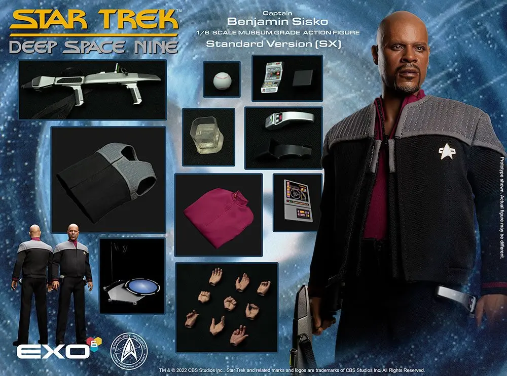 Star Trek: The Next Generation Actionfigur 1/6 Captain Benjamin Sisko (Standard Version) 30 cm Produktfoto