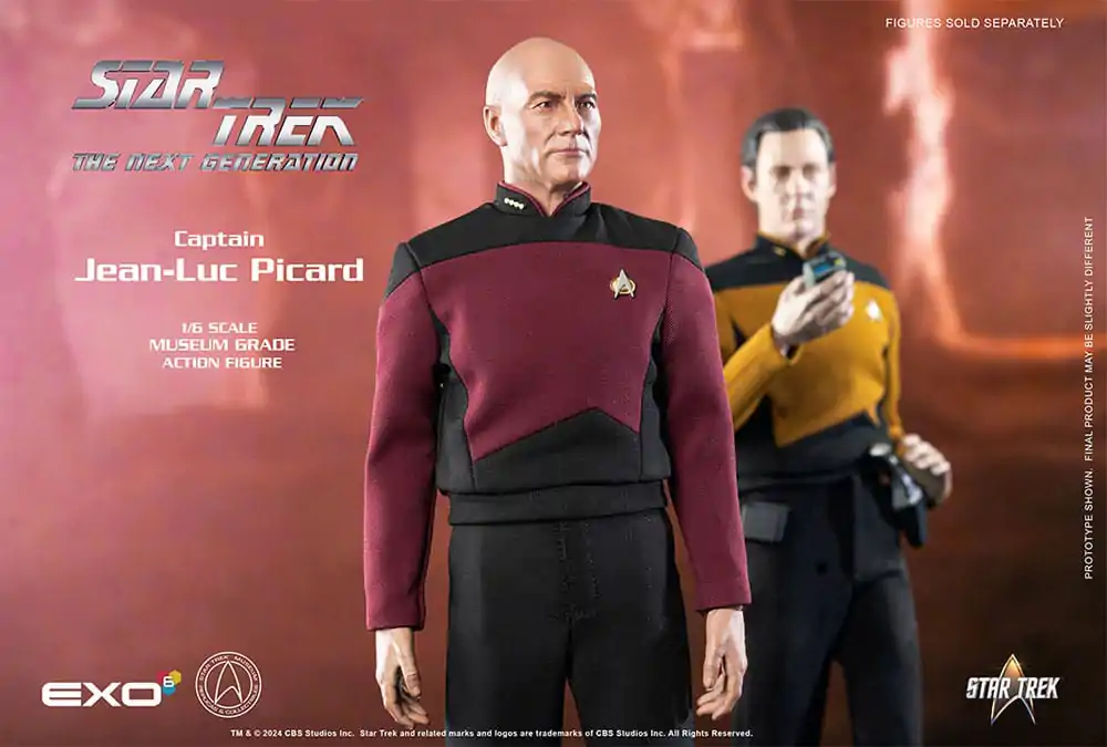 Star Trek: The Next Generation Actionfigur 1/6 Captain Jean-Luc Picard 30 cm termékfotó