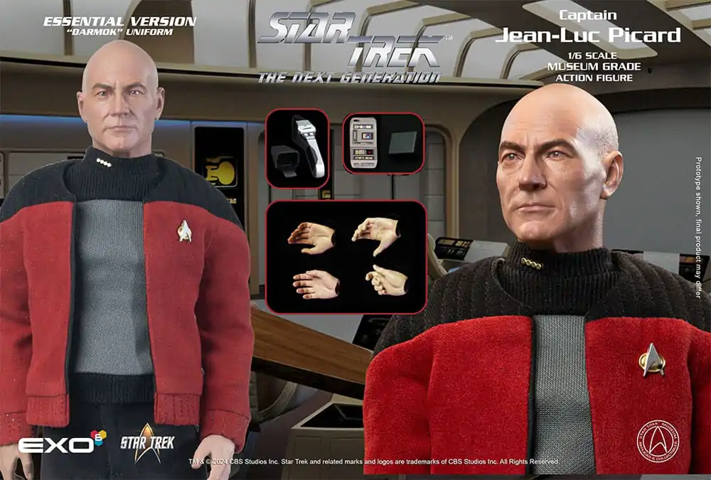 Star Trek: The Next Generation Actionfigur 1/6 Captain Jean-Luc Picard (Essential Darmok Uniform) 30 cm termékfotó