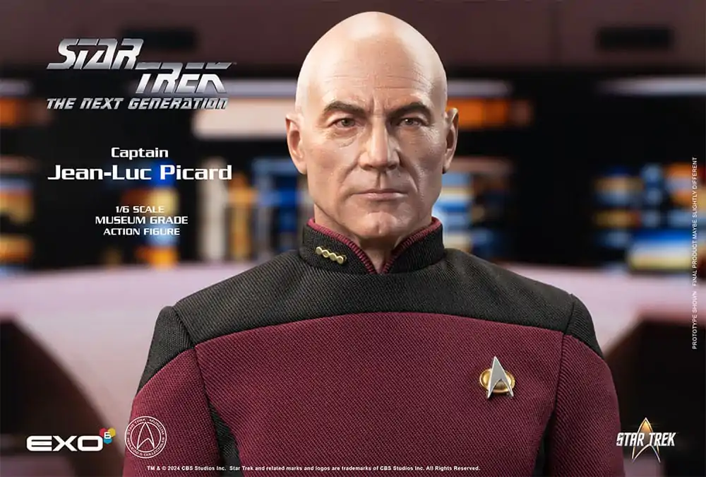 Star Trek: The Next Generation Actionfigur 1/6 Captain Jean-Luc Picard (Essential Duty Uniform) 30 cm termékfotó