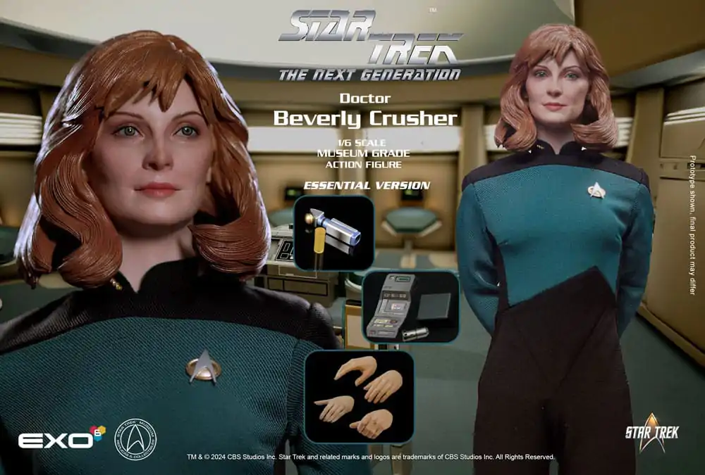 Star Trek: The Next Generation Actionfigur 1/6 Dr. Beverly Crusher (Essential Edition) 27 cm Produktfoto