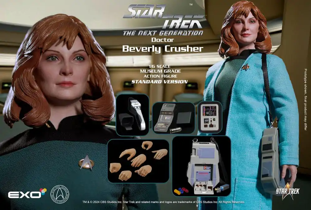 Star Trek: The Next Generation Actionfigur 1/6 Dr. Beverly Crusher (Standard Edition) 27 cm Produktfoto