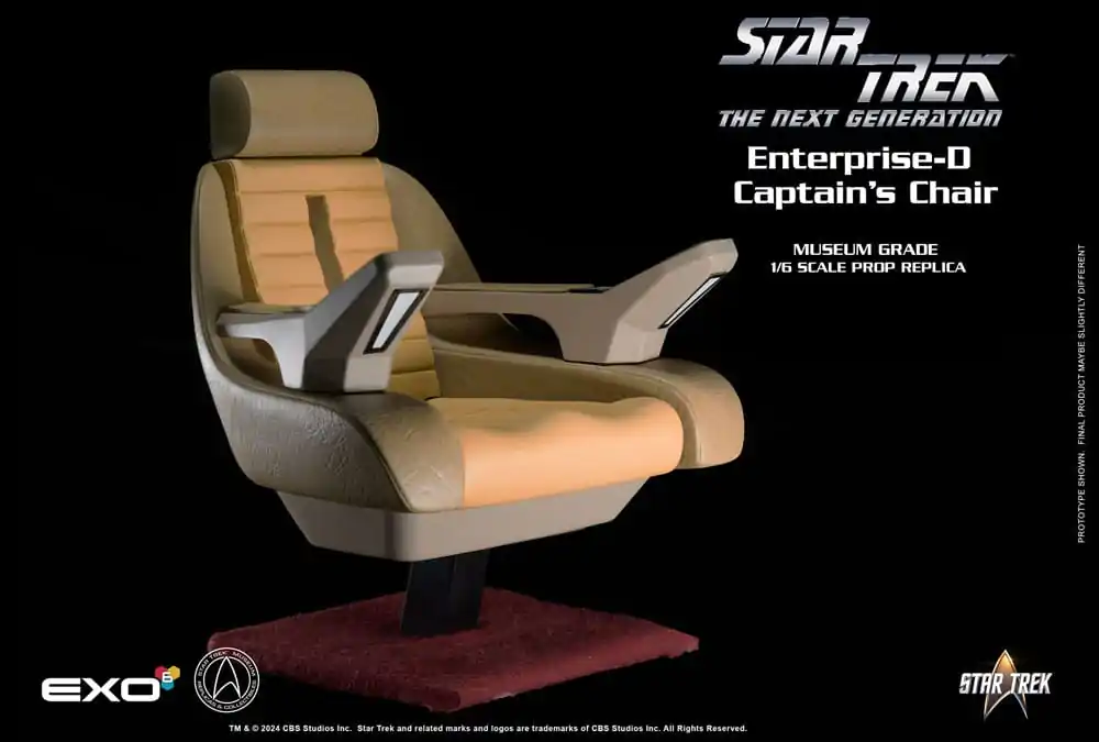 Raumschiff Enterprise - Das nächste Jahrhundert Replik 1/6 Enterprise-D Captain&#039;s Chair 19 cm Produktfoto