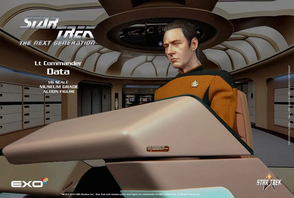 Star Trek: The Next Generation Actionfigur 1/6 Lt. Commander Data (Standard Version) 30 cm Produktfoto