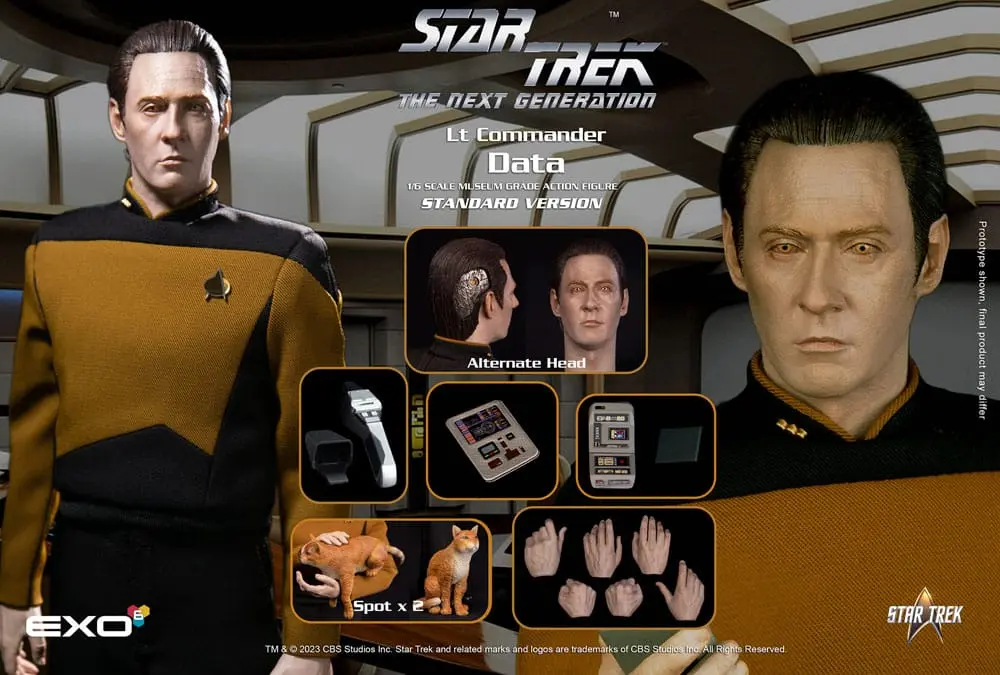Star Trek: The Next Generation Actionfigur 1/6 Lt. Commander Data (Standard Version) 30 cm Produktfoto