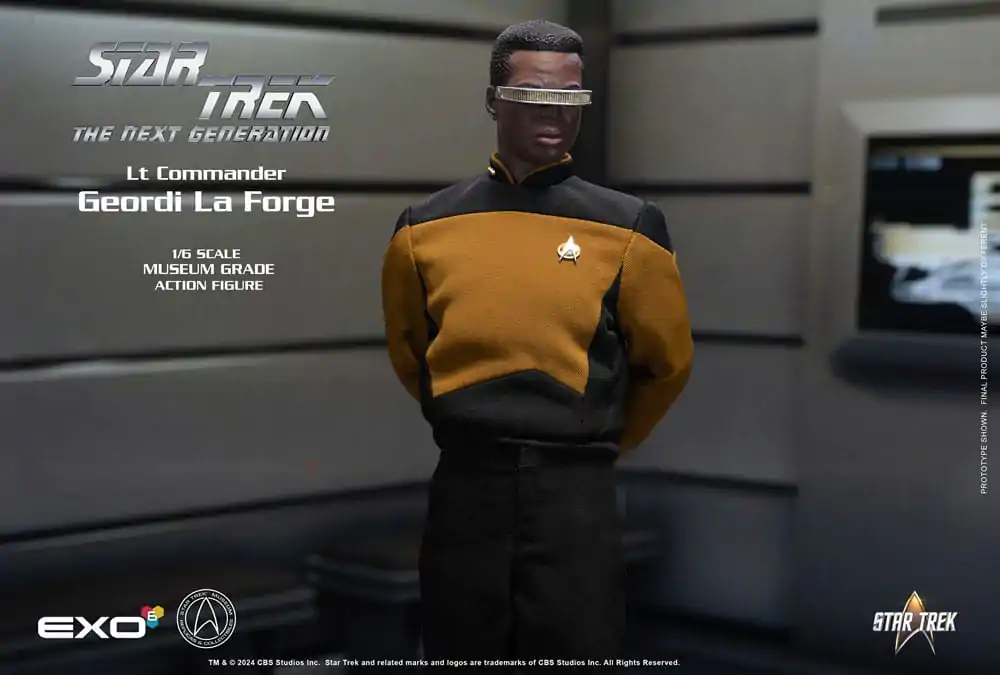 Star Trek: The Next Generation Actionfigur 1/6 Lt. Commander Geordi La Forge (Essentials Version) 28 cm Produktfoto