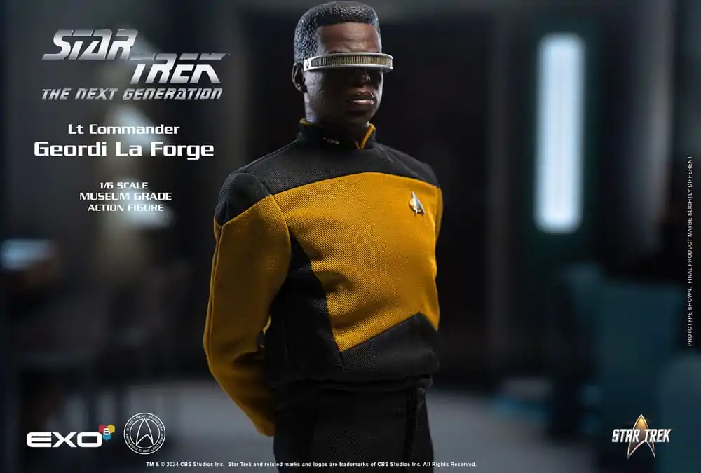 Star Trek: The Next Generation Actionfigur 1/6 Lt. Commander Geordi La Forge (Essentials Version) 28 cm Produktfoto