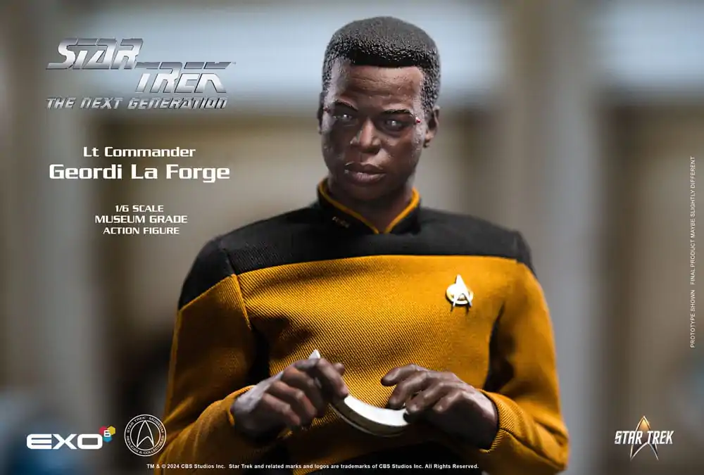 Star Trek: The Next Generation Actionfigur 1/6 Lt. Commander Geordi La Forge (Essentials Version) 28 cm Produktfoto