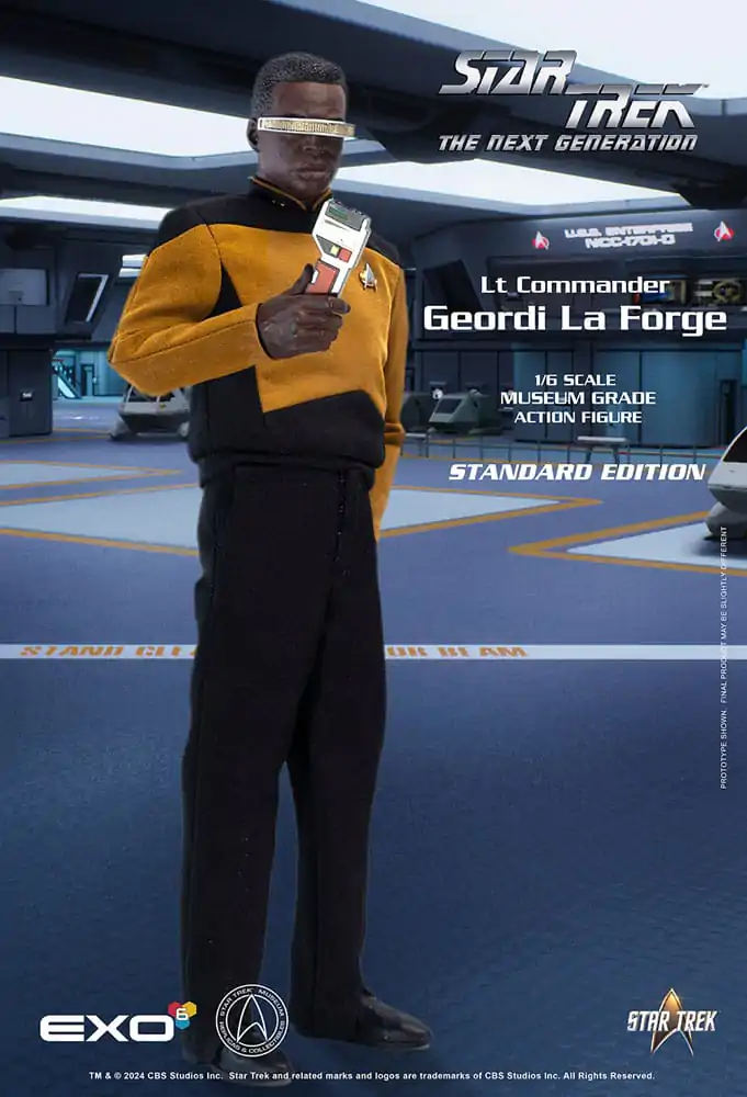 Star Trek: The Next Generation Actionfigur 1/6 Lt. Commander Geordi La Forge (Standard Version) 28 cm Produktfoto