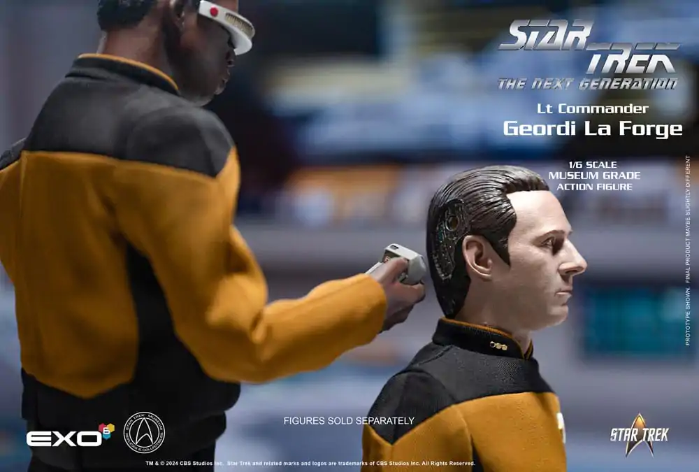 Star Trek: The Next Generation Actionfigur 1/6 Lt. Commander Geordi La Forge (Standard Version) 28 cm Produktfoto