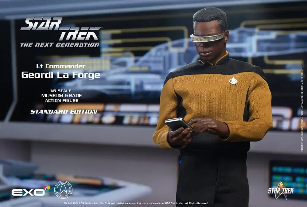 Star Trek: The Next Generation Actionfigur 1/6 Lt. Commander Geordi La Forge (Standard Version) 28 cm Produktfoto