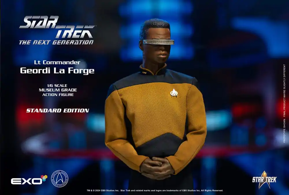 Star Trek: The Next Generation Actionfigur 1/6 Lt. Commander Geordi La Forge (Standard Version) 28 cm Produktfoto