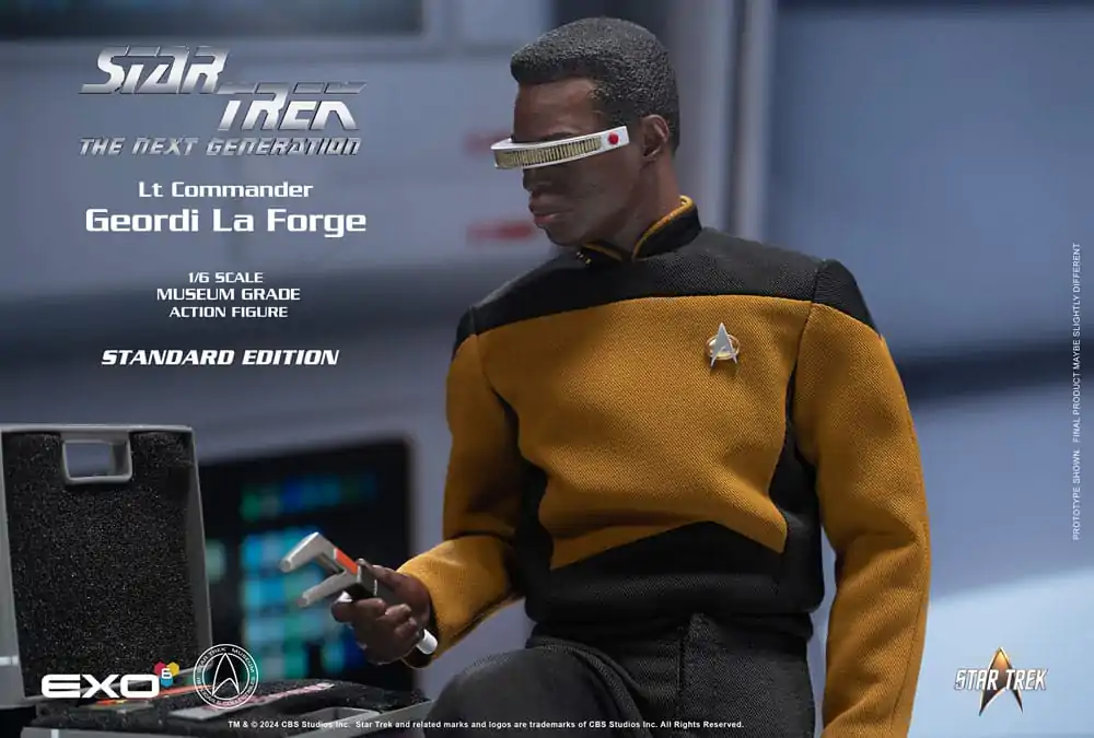 Star Trek: The Next Generation Actionfigur 1/6 Lt. Commander Geordi La Forge (Standard Version) 28 cm Produktfoto
