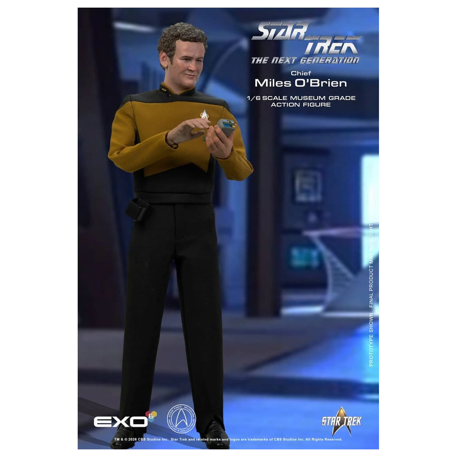 Star Trek: The Next Generation Actionfigur 1/6 Chief Miles O'Brien Essential Version 30 cm Produktfoto